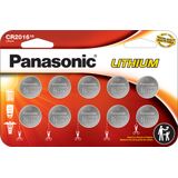 Baterias Coin Cell Panasonic Cr2016 3.0v Pacote De 10 Baterias