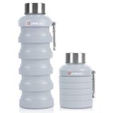Garrafa De Água Dobrável Janeju 500ml Bpa Free Silicone White
