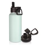 Garrafa De Água Isolada Volhoply 946ml Com Tampa De Canudo E Bico