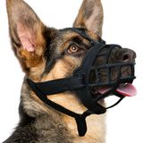 Cesta De Silicone Dog Muzzle Barkless Para Cães Pequenos, Médios E Grandes