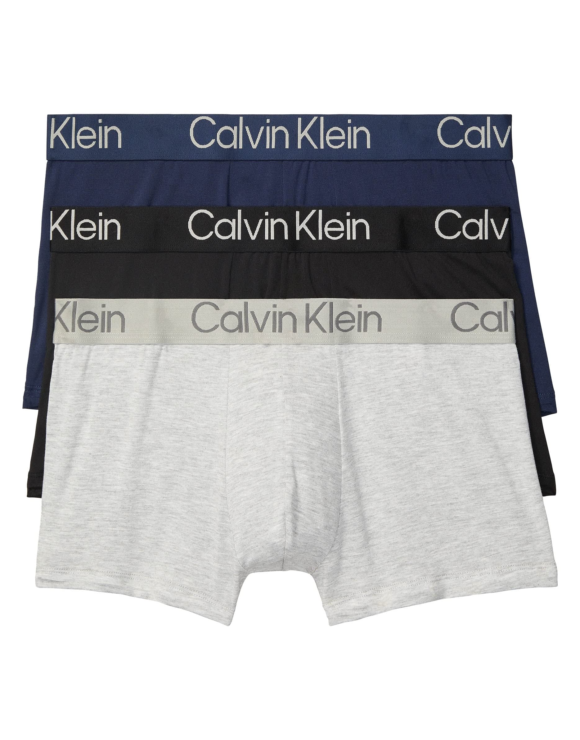 Baú Calvin Klein Ultra Soft Modern Modal, Pacote Com 3 Unidades, Gg