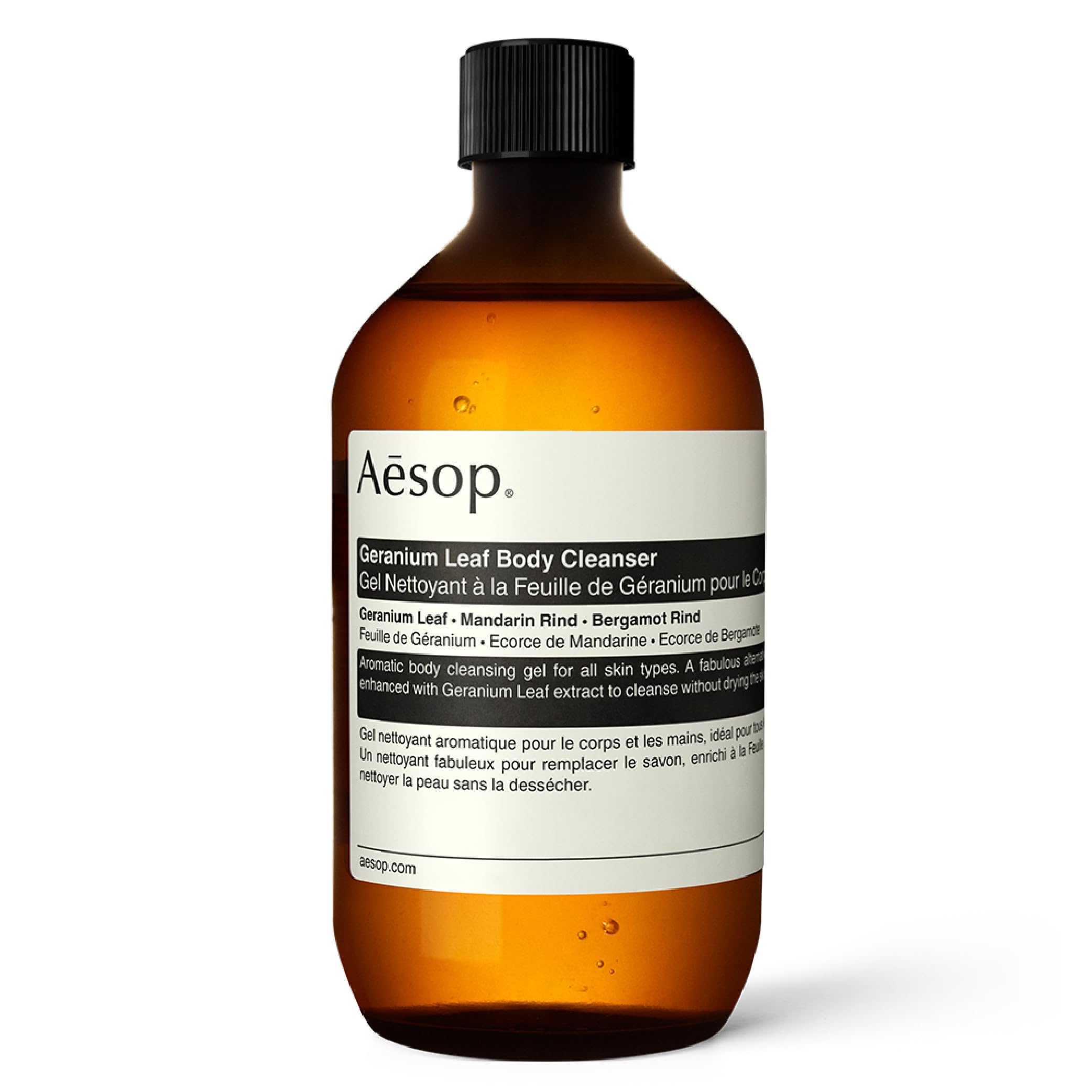 Limpador Corporal Aesop Gel Revigorante De Folhas De Gerânio 500ml
