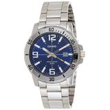 Relógio Masculino Casio Diver Style Em Aço Inoxidável Mtpvd01d-2bv