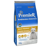 Ração Premier Ambientes Internos Cães Filhotes Frango E Salmão 1kg