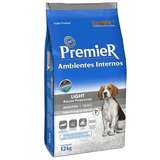 Ração Premier Ambientes Internos Light Cães Adultos Frango E Salmão 1kg