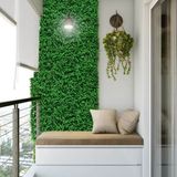 16 Placas De Eucaliptos 60x40 Jardim Vertical Uso Interno Decoração De Casa Com Mais Verde Grama Realista