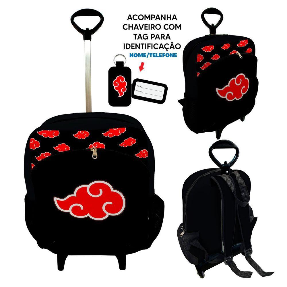 Kit Mochila Escolar Infantil Rodinhas Lancheira Estojo Isoprene