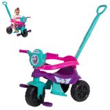 Carrinho De Passeio Com Pedal Infantil Kemotoca Baby Diversão E Segurança Dog Roxo