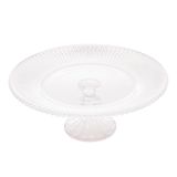 Prato Com Pé Para Bolo Cristal Renaissance 31,5cm Lyor