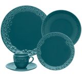 Aparelho De Jantar/chá 30 Peças De Porcelana Agata Oxford