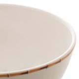 Bowl De Porcelana Com Borda De Bambu 20,4cm Lyor