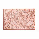 Lugar Americano De Plástico Leaf Rosé 45cm Lyor