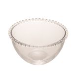 Bowl Saladeira De Cristal Coração Transparente 21cm Lyor