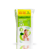 Algodão Quadrado Baby Bella Conton C/ 100 Unidades