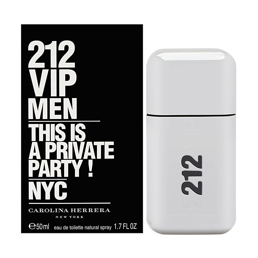 Perfume Carolina Herrera 212 Vip Men Edt 50ml Para Homens