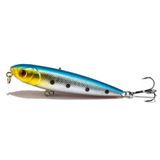 Isca Pesca Artificial Superfície Estilo Zara 8cm 9g 1un Garateia Em Carbono
