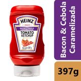 Ketchup Heinz Bacon E Cebola Caramelizada 397g - Embalagem Com 16 Unidades
