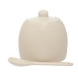 Açucareiro Em Cerâmica Com Colher 380ml
