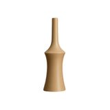 Vaso Decorativo Em Cerâmica Bege 33x9,5cm