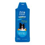 Shampoo E Condicionador Para Cães E Gatos Neutro Pet Clean 700ml