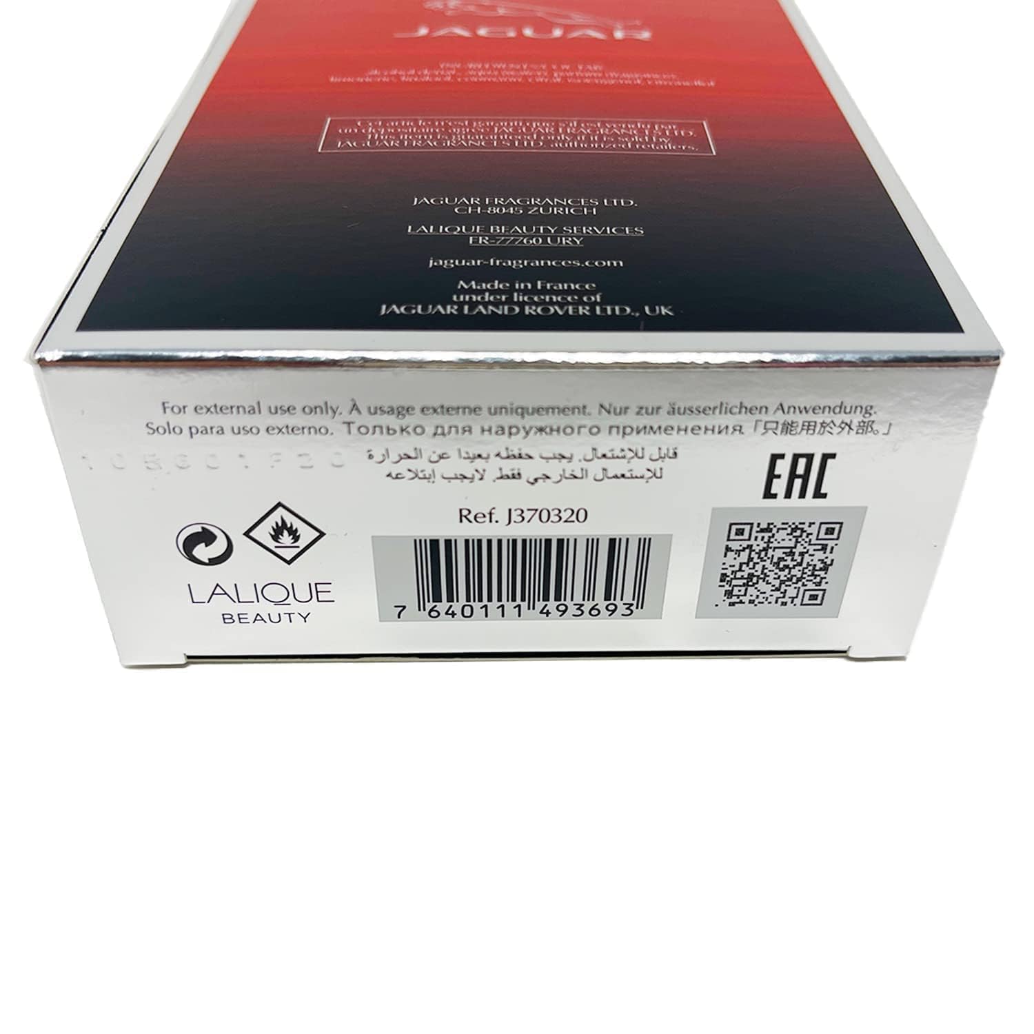 Perfume Jaguar Classic Red Eau De Toilette 100ml Para Homens