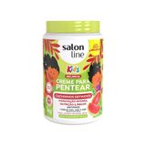Creme De Pentear Salon Line Kids Cachinhos Definidos Melancia 1kg