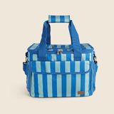Bolsa Térmica Listras Azul E Verde 23l - A\casa