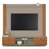 Home Suspenso Pierre 183cm Grigio Fosco/cinamomo Mel Para Tv Até 65 - Mobler