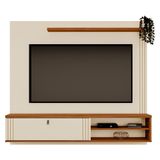 Home Suspenso Laredo 160cm Pérola Metalizado/cinamomo Mel Para Tv Até 65 - Mobler