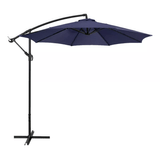 Ombrelone Articulado Guarda Sol De Praia Jardim Lateral 3 Metros Azul Rm Decor