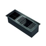 Canal Linha Dry Organizador Umido Mais Acessórios Porta Prato/talheres 47,7x190x150 Preto