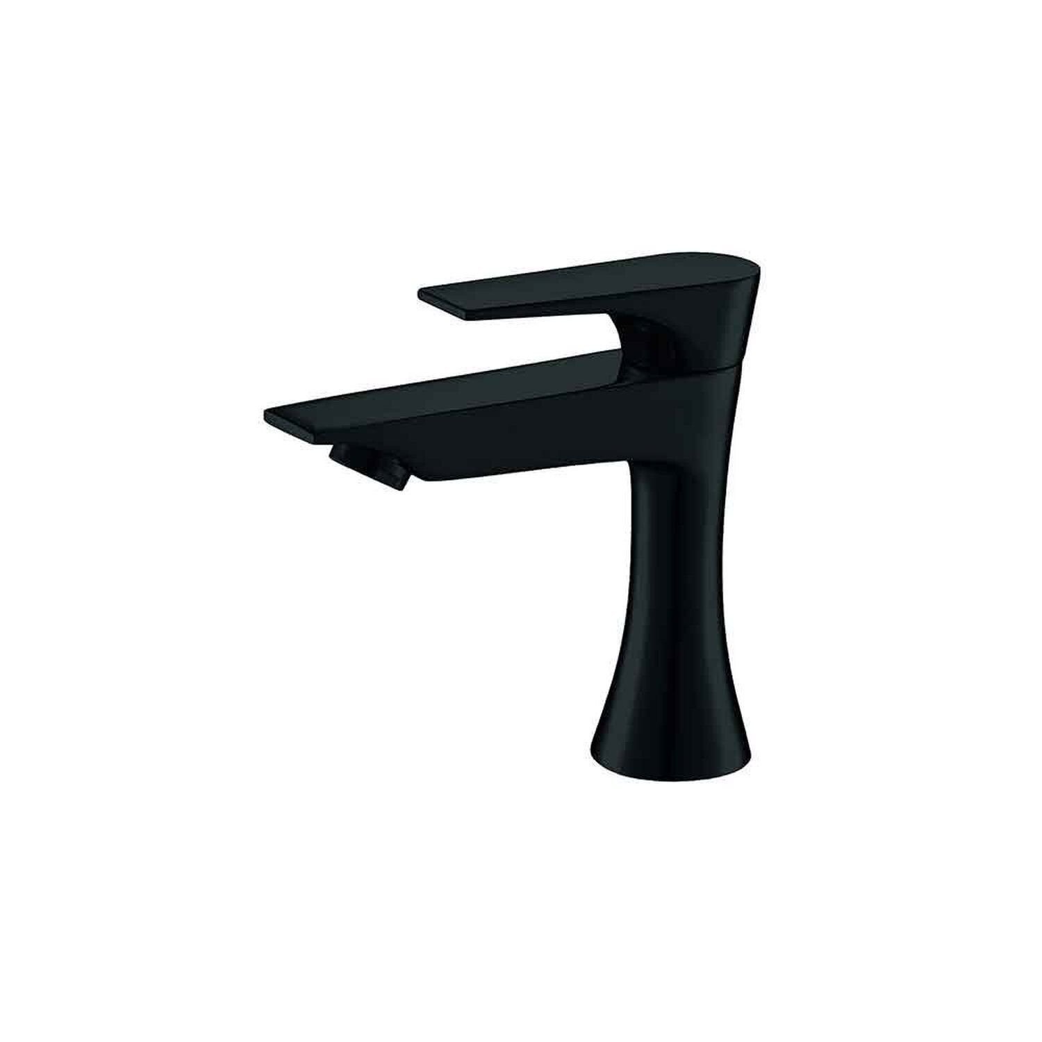 Torneira Para Banheiro 1/4 De Volta Bica Baixa Anglo Lexxa Preto