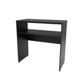 Aparador Buffet Balcão Sala De Estar Escritório 90x42cm Preto