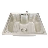Cuba Gourmet Cozinha Aço Inox 304 Com Acessórios 50cm X 40cm Simples Cinza