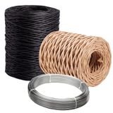 Kit-cordão De Papel 100mt Cada Rolo- 10mt Arame N.22
