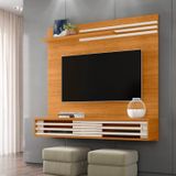 Painel Para Tv Até 55 Polegadas 2 Portas Frizz Sublime Cinamomo/off White