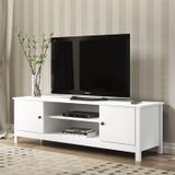 Rack Para Tv Até 50 Polegadas 2 Portas R-606 Branco