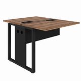 Plataforma Dupla Acoplar Pé Quadro Espresso Móveis Marrom/preto