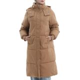 Jaqueta Puffer Puffit Long Para Mulheres, Casaco De Inverno Espessado 2024
