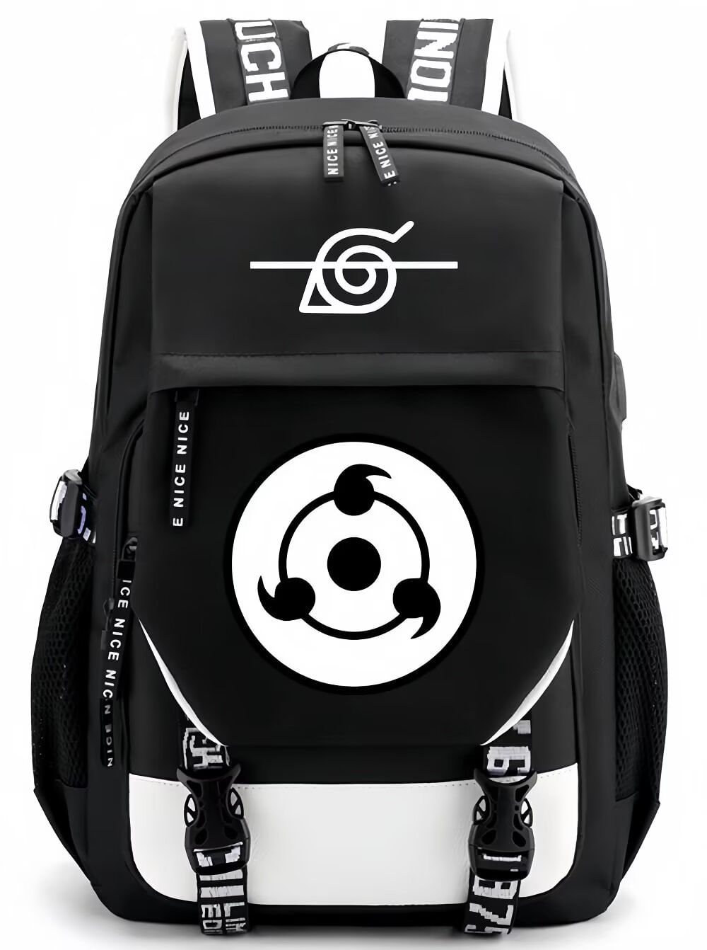 Mochila Beibao3 College Style Creative Naruto Ninja Logo