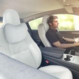 Almofada De Pescoço Tanola Tesbeauty Nappa Leather Para Tesla Modelo Y/3
