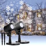 Projetor Christmas Snowflake Lights Brightown, Pacote Com 2