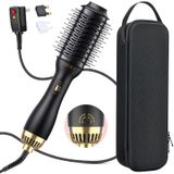 Escova Para Secador De Cabelo Angilala 110-250v De Dupla Voltagem Com Estojo De Viagem