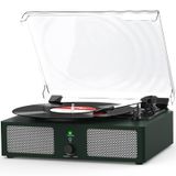 Toca-discos De Vinil Udreamer Vintage Portable Com Bluetooth