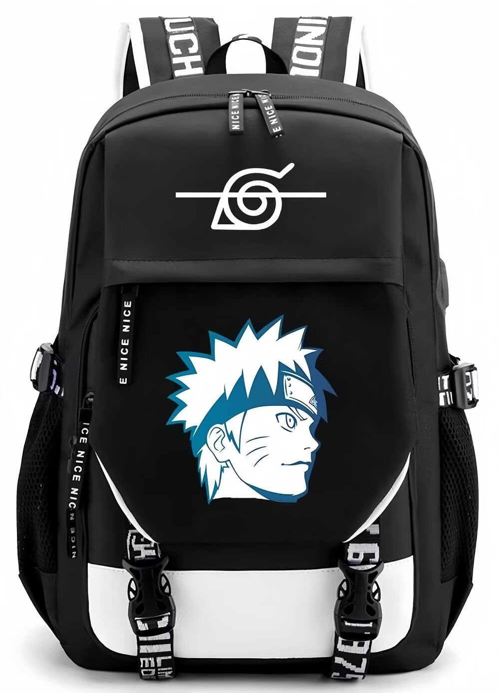 Mochila Beibao3 College Style Creative Naruto Ninja Head