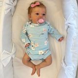 Boneca Renascida Myrebaby, Garota Realista De 17 Polegadas Chamada Sum Com Olhos Azuis