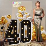 Decoração Imprsv: 40º Aniversário, Festa De Aniversário, 90cm