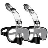 Máscara De Natação Com Snorkel Com Vista Panorâmica Multifuncional De 180° Wstoo