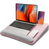 Mesa Para Laptop Lap Huanuo Portable Com Almofada Para 15,6" Rosa
