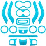 Kit De Acabamento Para Decoração De Interiores 18 Unidades Para Jeep Wrangler Jk Jku